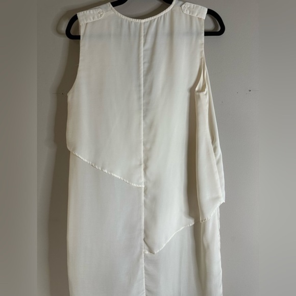 Selected Femme White MISSO SL DRESS Button-down size 4 (size 36 EU) - Picture 4 of 8